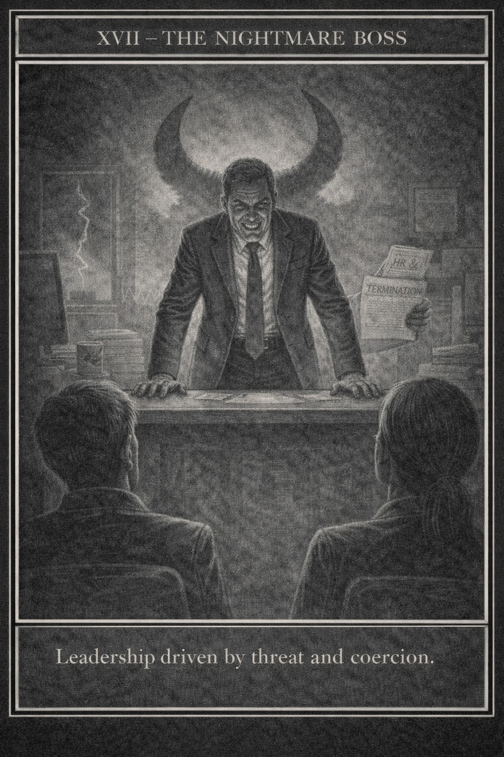 Leadership Dysfunction Tarot - Major Arcana Deck